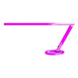 Lampka bezcieniowa na biurko nowy model rózowy/ Table lamp new improved model PASTEL PINK
