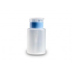 Butelka z pompką (mała) - Niebieska / Plastic pump - blue